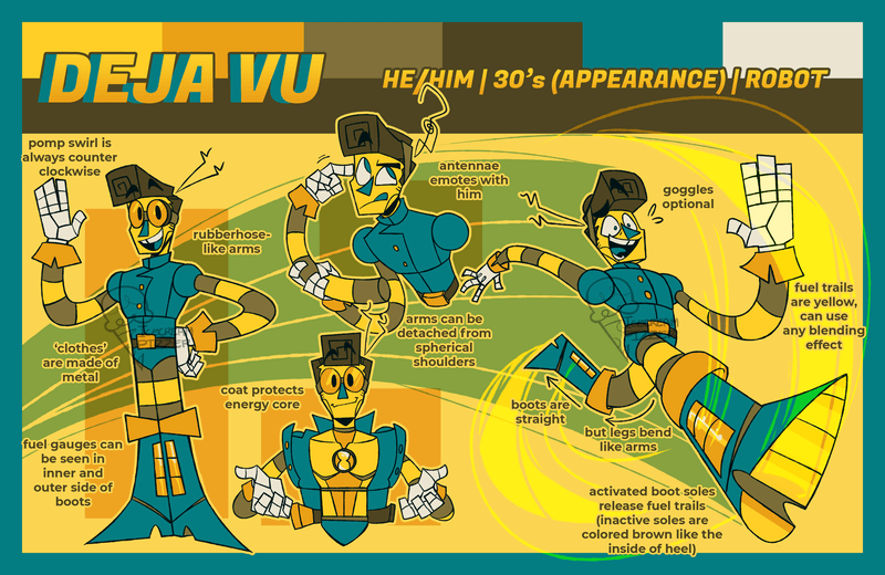Deja Vu reference sheet