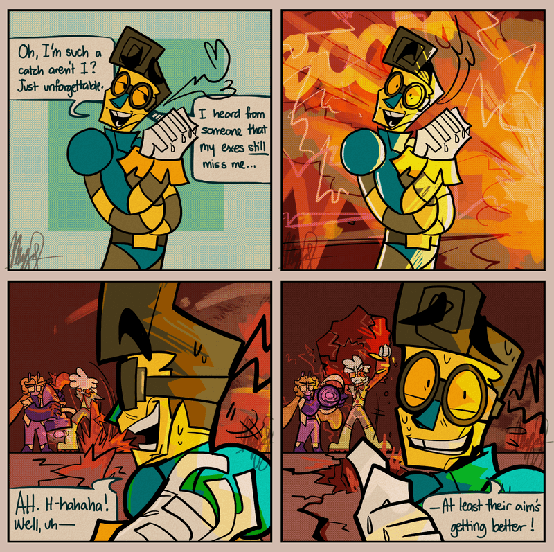 Deja Vu comic about exes